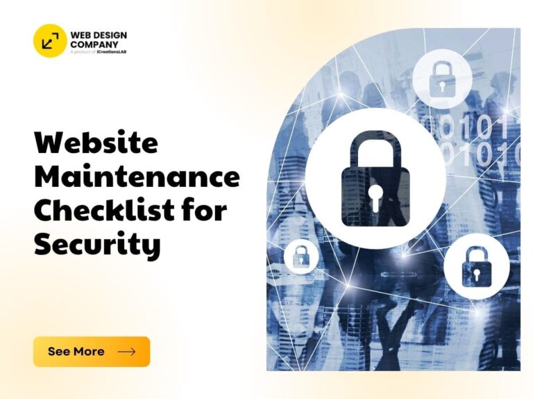 Website Maintenance Checklist for Security